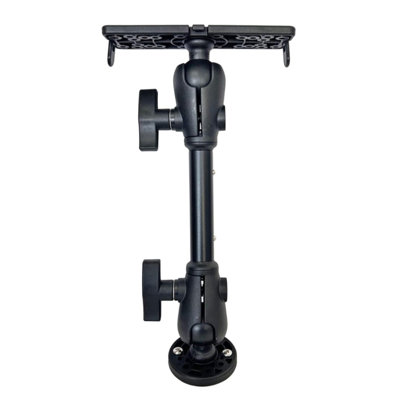 Fishing Kayak Fish Finder Mount - 調整可能な魚群探知機マウントベース 360 度回転カヤック魚群探知機ブラケット付き簡単に表示調整可能な釣り 24BD