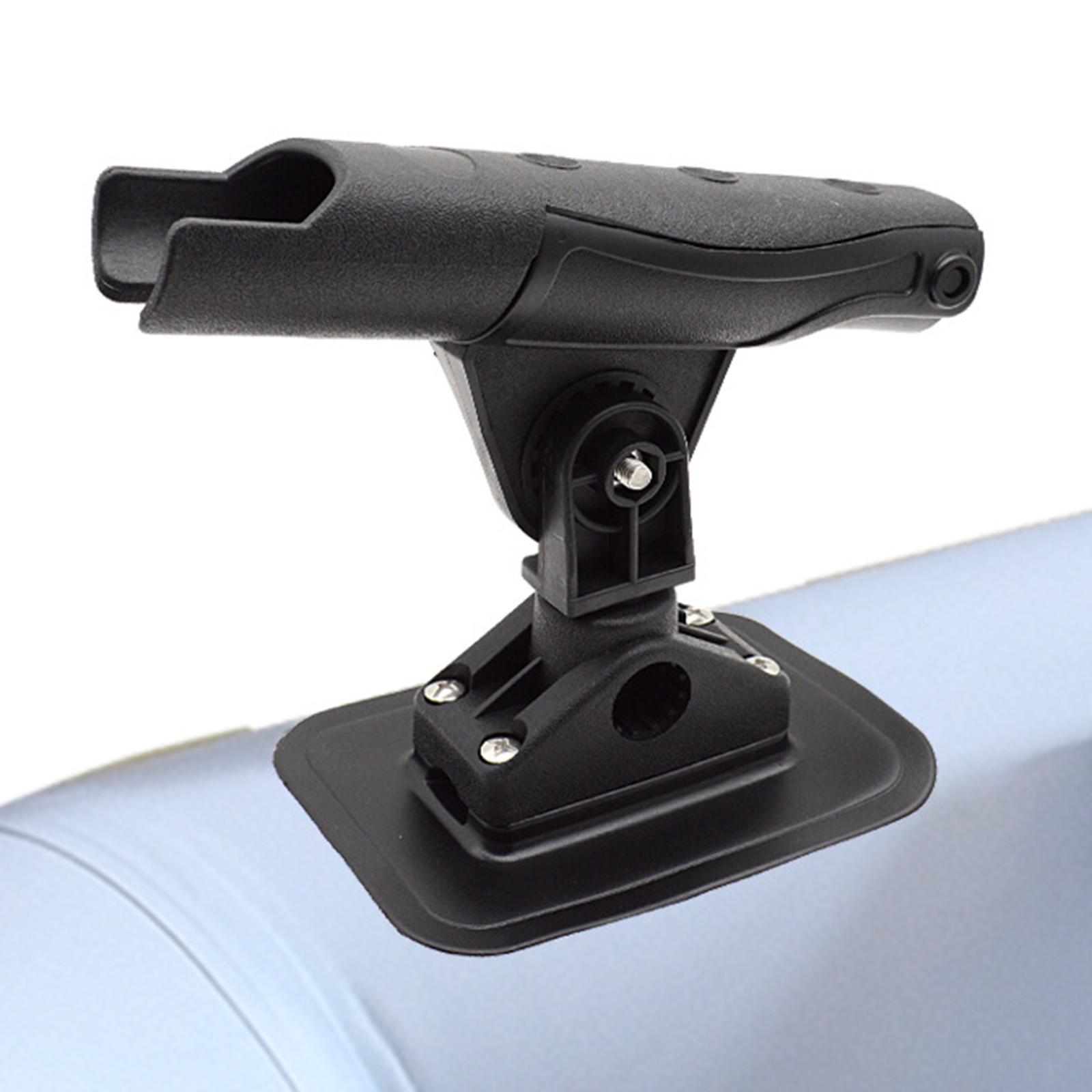 Fishing Kayak Rod Holder - インフレータブルボート釣り竿ホルダーアクセサリー 360度回転、安全な固定ベース付きユニバーサルカヤック釣り竿ホルダー