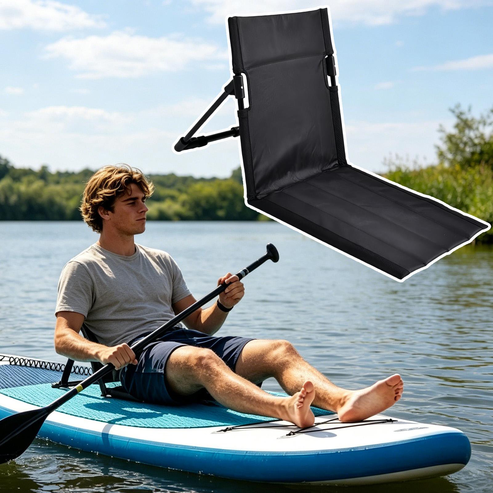 Fishing Kayak Paddle - カヤックシートクッションポータブルリクライニングチェア背もたれ付きスタンドアップパドルボードシートヨット漁船カヌーカヤック海上用