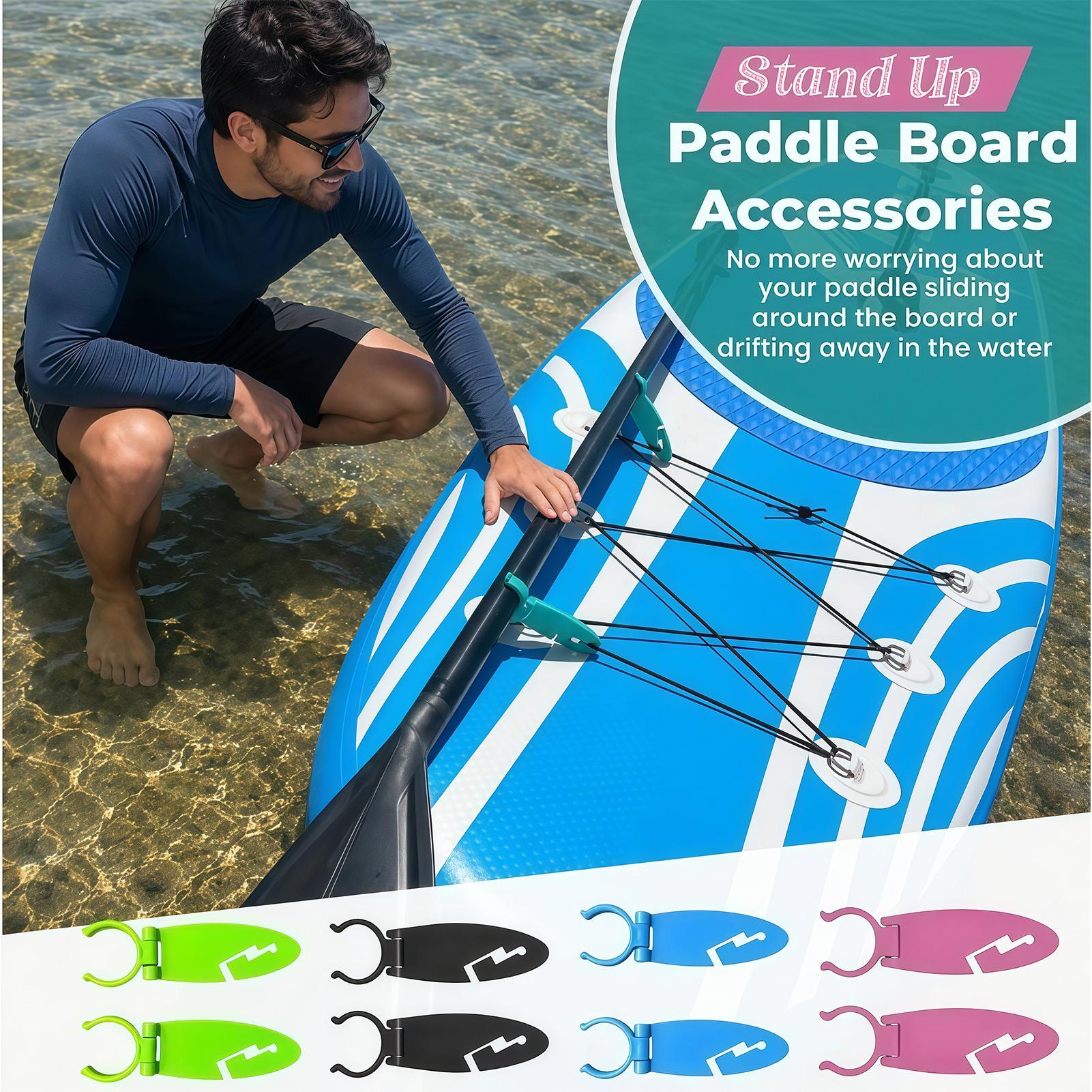 Fishing Kayak Paddle - 2個入りパドルボードカップホルダー、滑り止めユニバーサルマウント（SUP用）、防水ドリンクホルダー（カヤック、カヌー、釣り用）、調整可能なベース