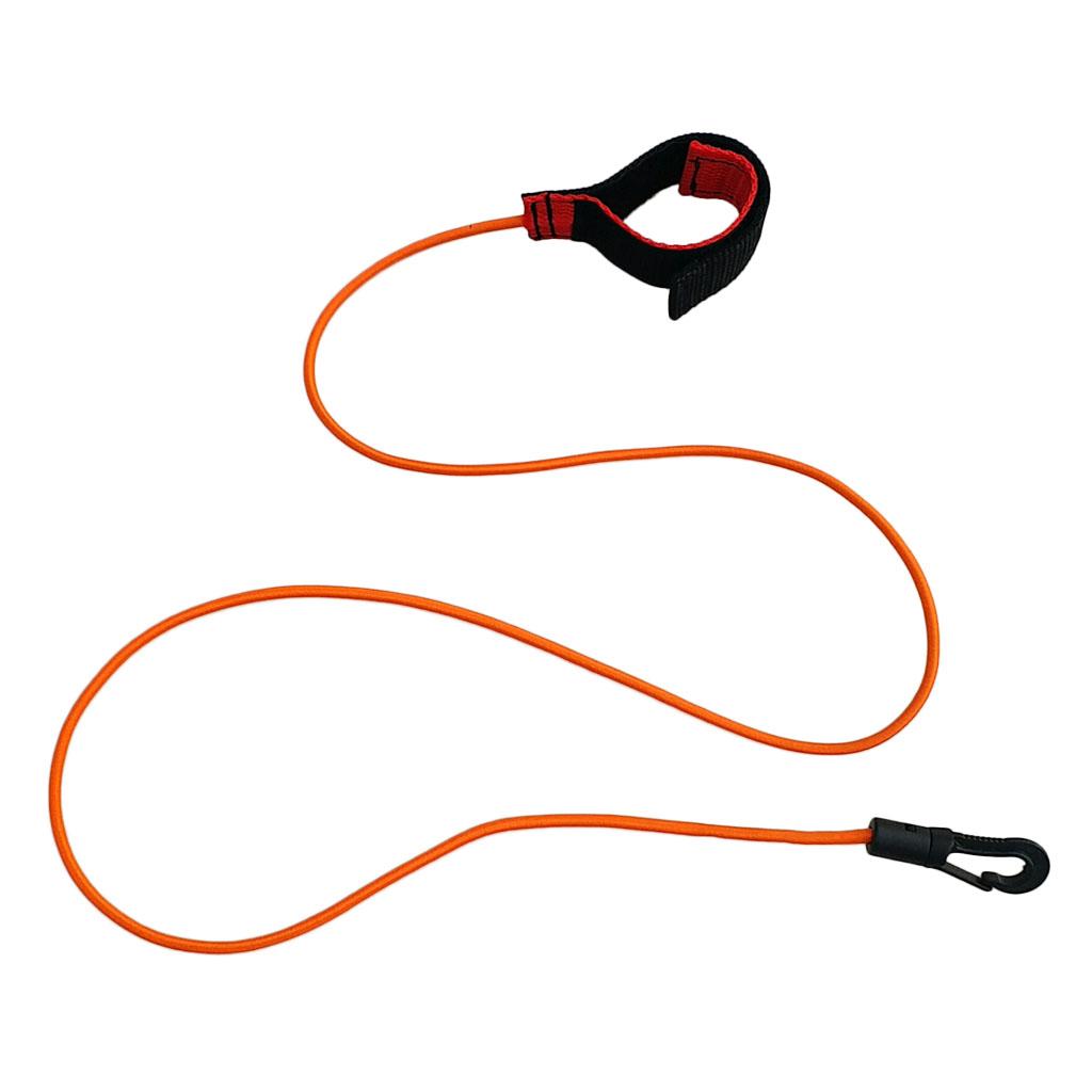 Fishing Kayak Paddle Leash - 調節可能な釣り竿安全ランヤードカヤックパドルリーシュヘビーデューティーボートロープホルダー釣りカヤックアクセサリー用