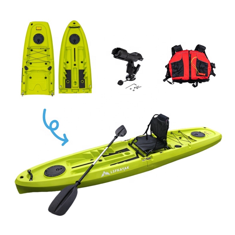 Fishing Kayak Sit In - LSF Novel 3.3メートル 11フィート スプリット シットオントップカヤック