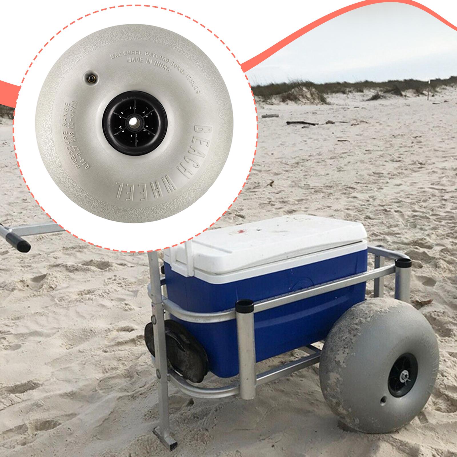 Fishing Kayak Cart - インフレータブルバルーンタイヤ 16インチ PVC交換用ホイール ビーチカート カヤック フィッシングトロリー