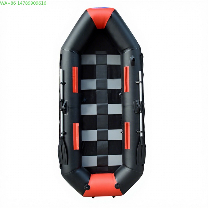 Fishing Kayak Inflatable - 軽量インフレータブルゴム製アサルトカヤック（エアデッキセット付き）インフレータブルフィッシングカヤック