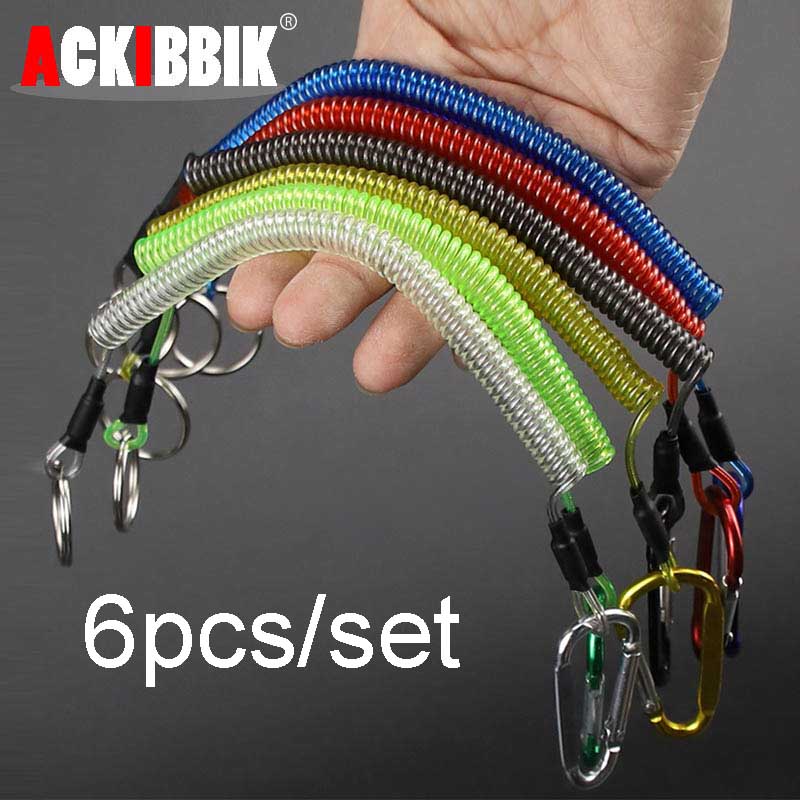 Ackibbik 6 個釣りストラップカラビナ付き釣りロープ - Fishing Kayak Paddle Leash のレビューと価格