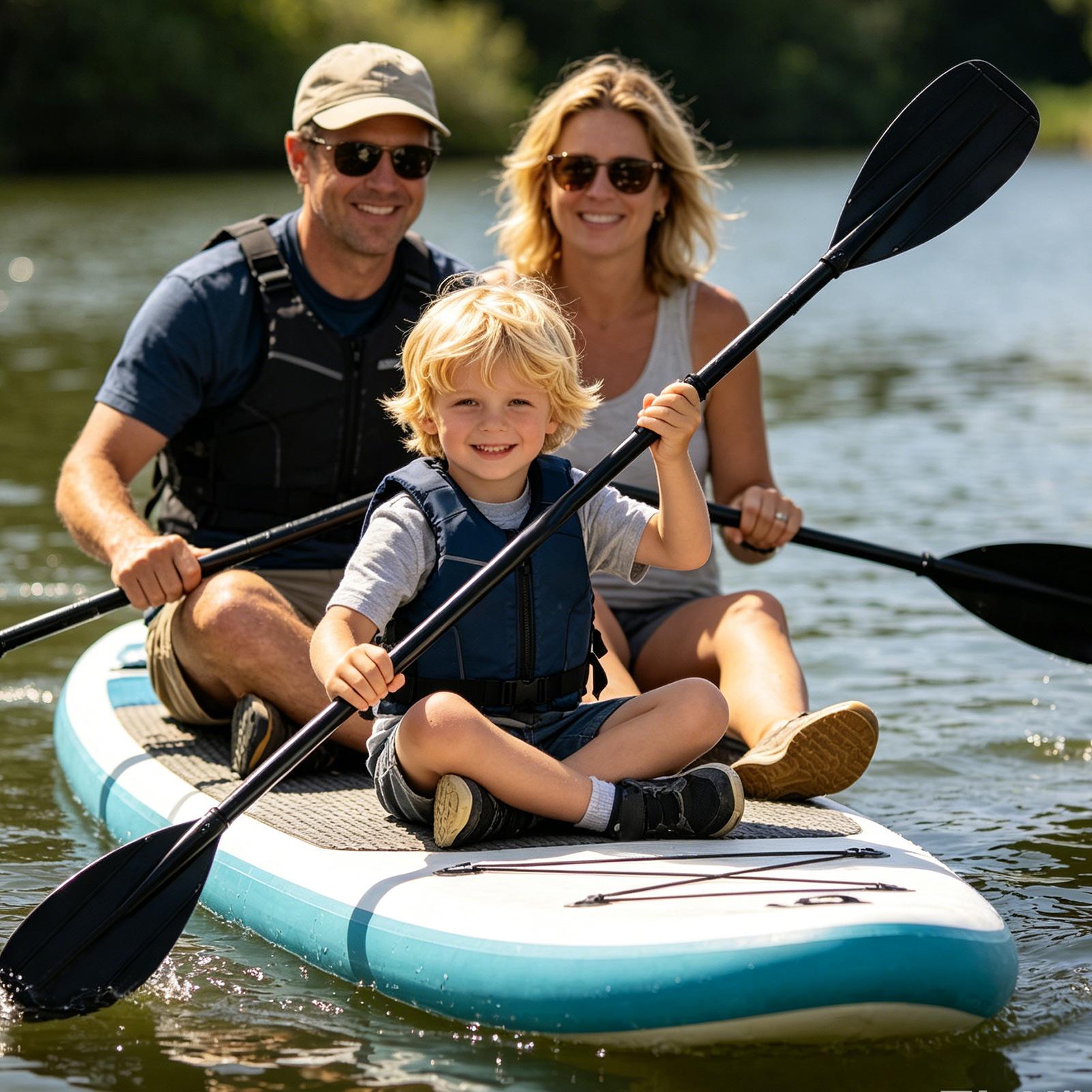 カーボンファイバーパドル 2 セクション軽量ダブルヘッドパド - Fishing Kayak Anchor のレビューと価格