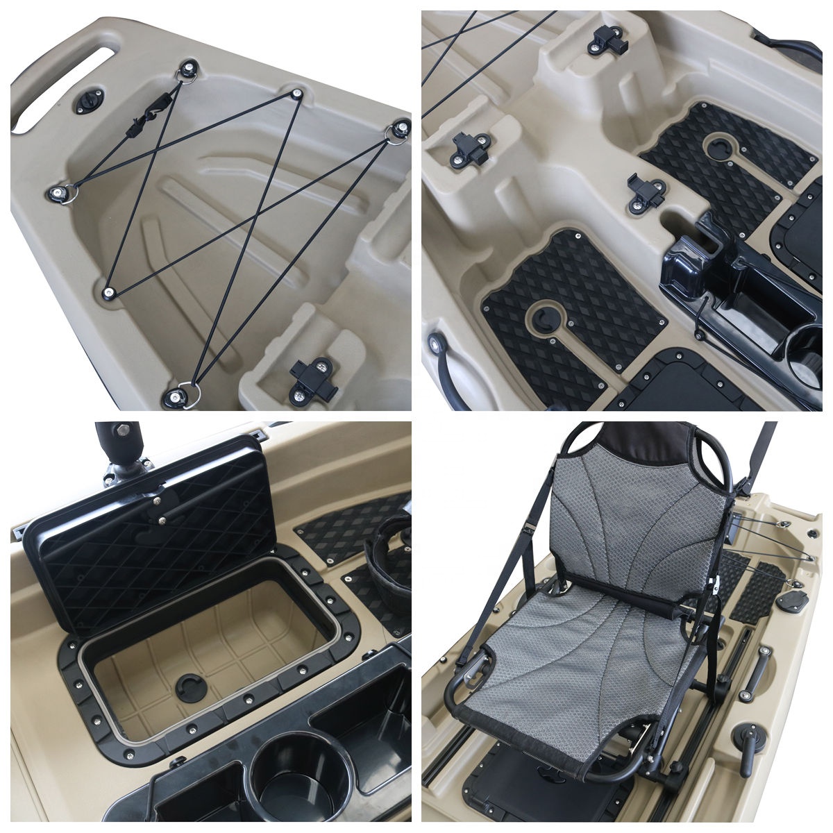 2025年新型モジュラーカヤック9.5フィートペダルフィン駆 - Fishing Kayak Paddle のレビューと価格