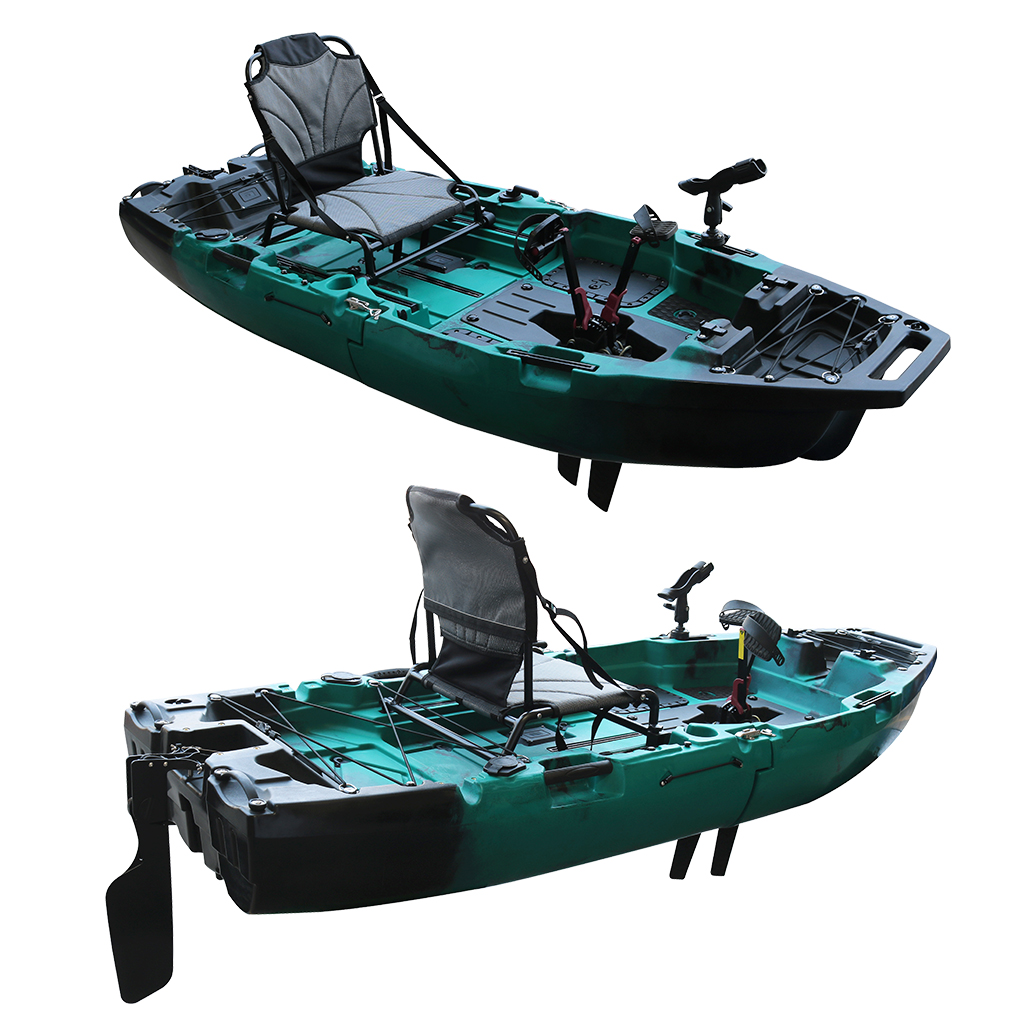 8フィート2.5メートルHDPEモジュラーシットオントップカ - Fishing Kayak Sit In のレビューと価格