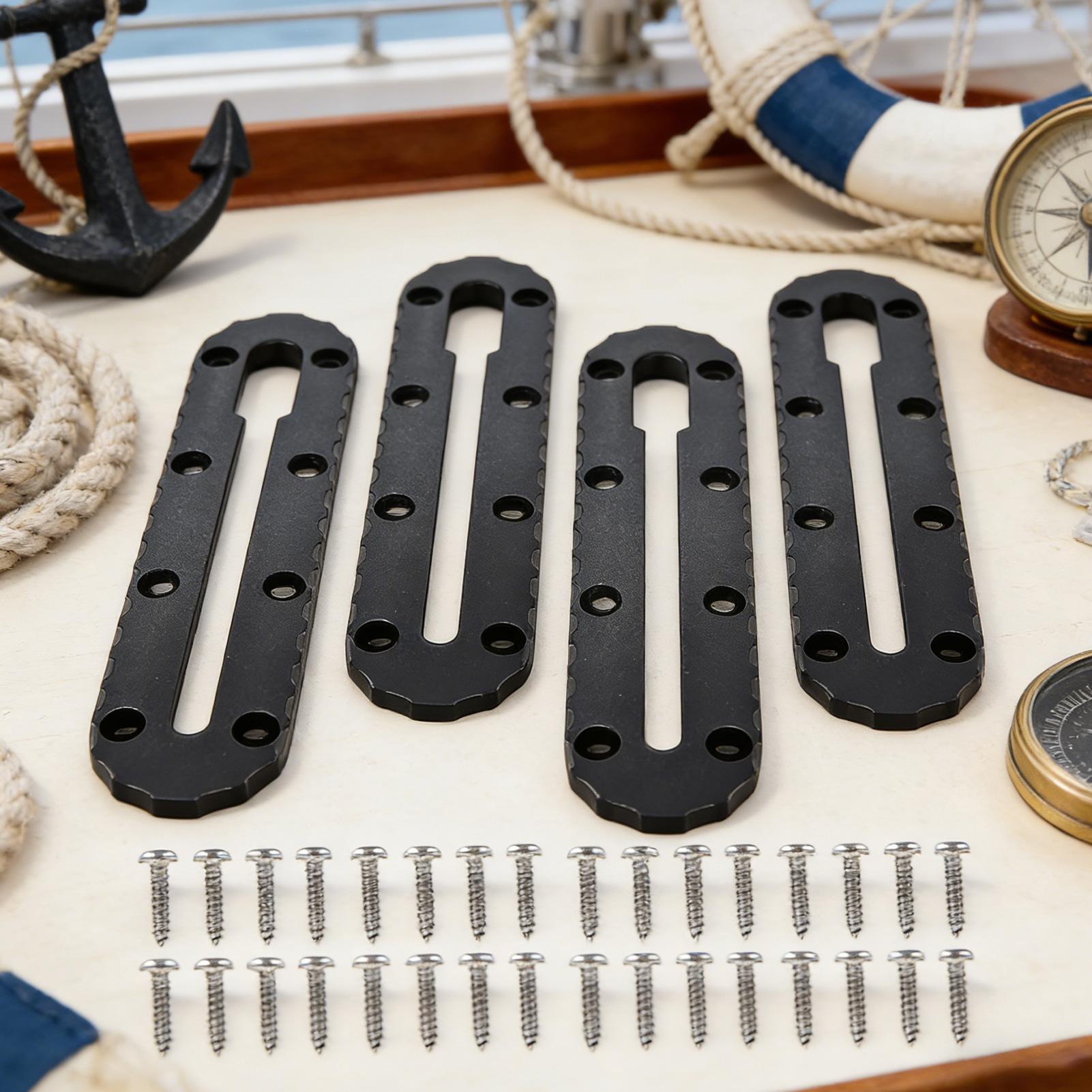 カヤックトラックマウントネジ付き 4 個ユニバーサル多機能釣 - Fishing Kayak Fish Finder Mount のレビューと価格
