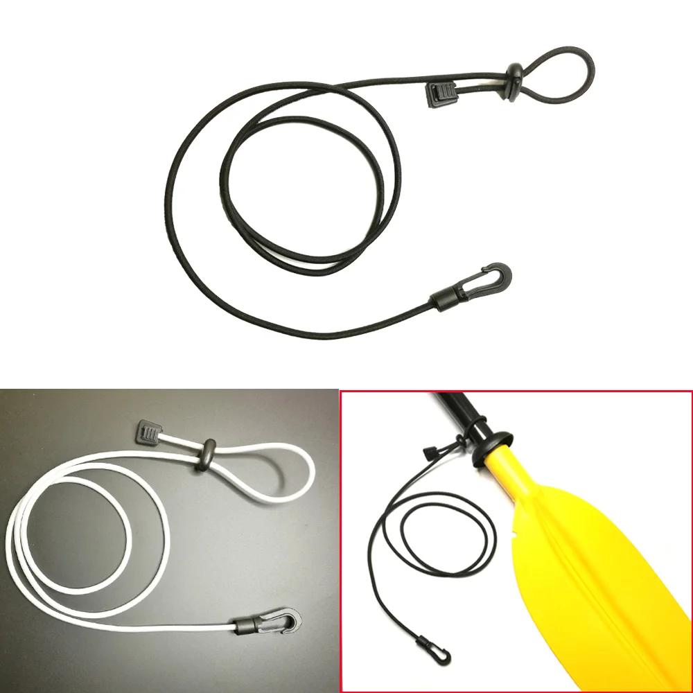 1.2メートルカヌーカヤックパドルリーシュクリップ安全釣竿テ - Fishing Kayak Paddle Leash のレビューと価格