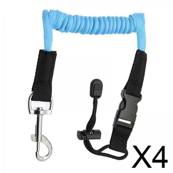 カヤックパドルリーシュバンジーコードホルダーフレキシブルスト - Fishing Kayak Paddle Leash のレビューと価格