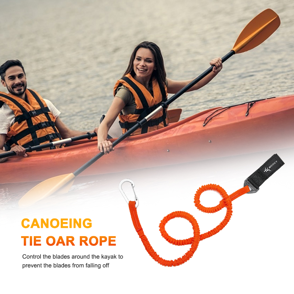 10-1PCS 弾性カヤックカヌーパドルリーシュ安全ボート釣 - Fishing Kayak Paddle Leash のレビューと価格