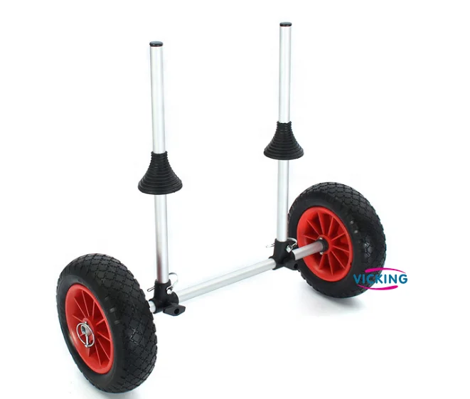 湖川アルミ釣りアクセサリー人気カヤックトロリーカート、サーフ - Fishing Kayak Cart のレビューと価格