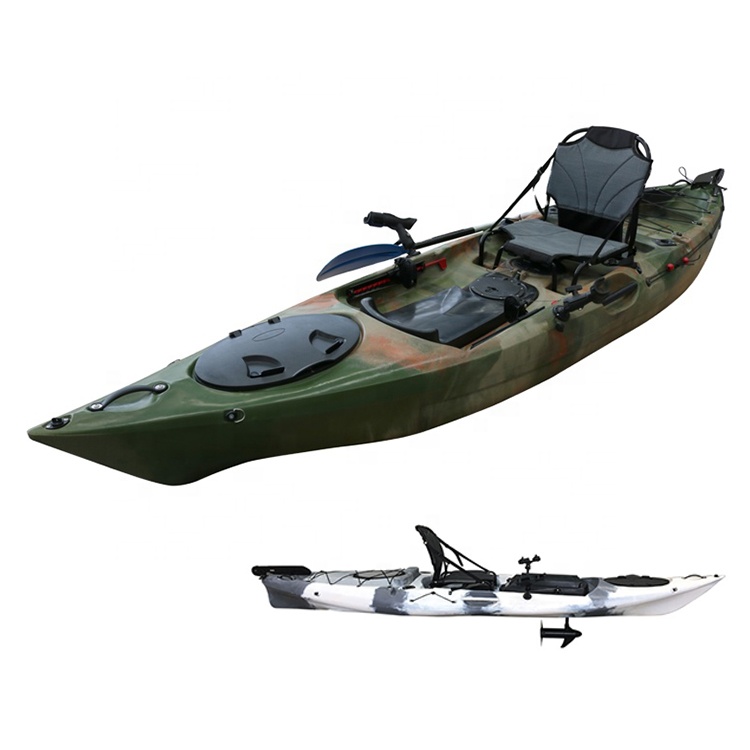 12.46 'カヤックは電動カヤックが付いているトップの釣り - Fishing Kayak Sit In のレビューと価格