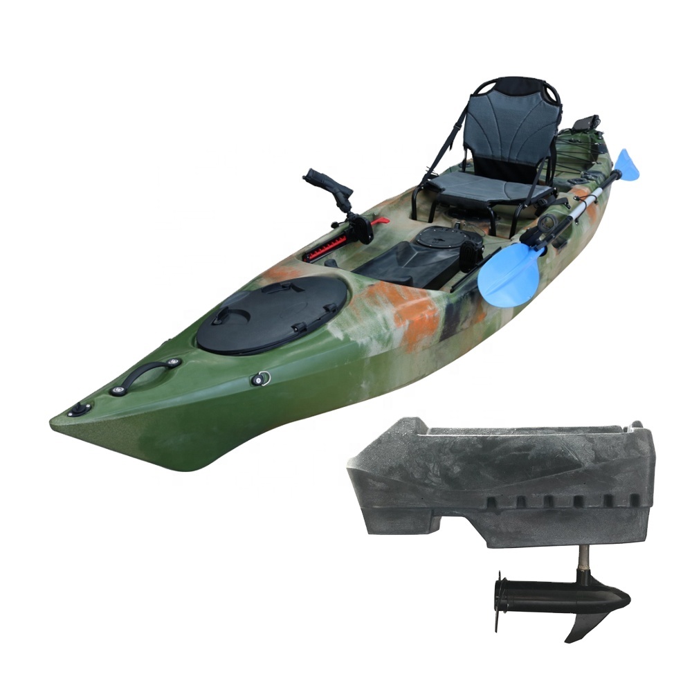 12.46 'カヤックは電動カヤックが付いているトップの釣り - Fishing Kayak Sit In のレビューと価格