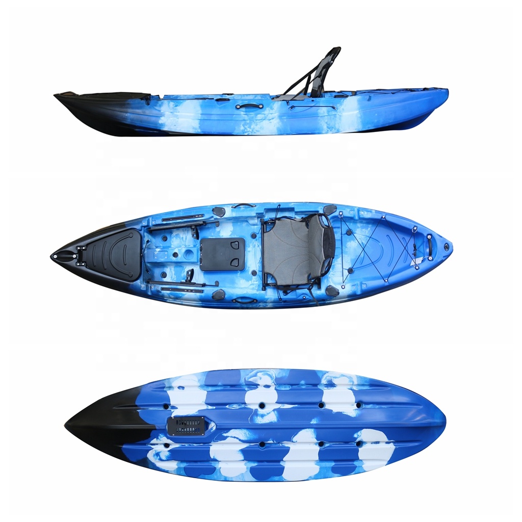 10フィート一人座ってトップフィッシングフットペダルカヤック - Fishing Kayak Sit In のレビューと価格