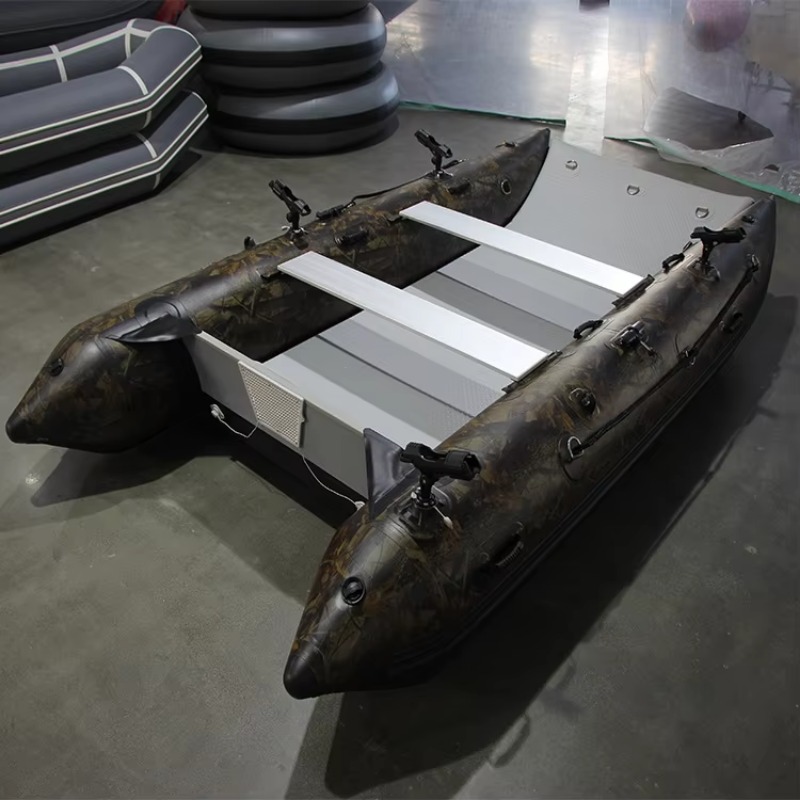 高速カタマランインフレータブルボートPVCゴム製アサルトフィ - Fishing Kayak Inflatable のレビューと価格