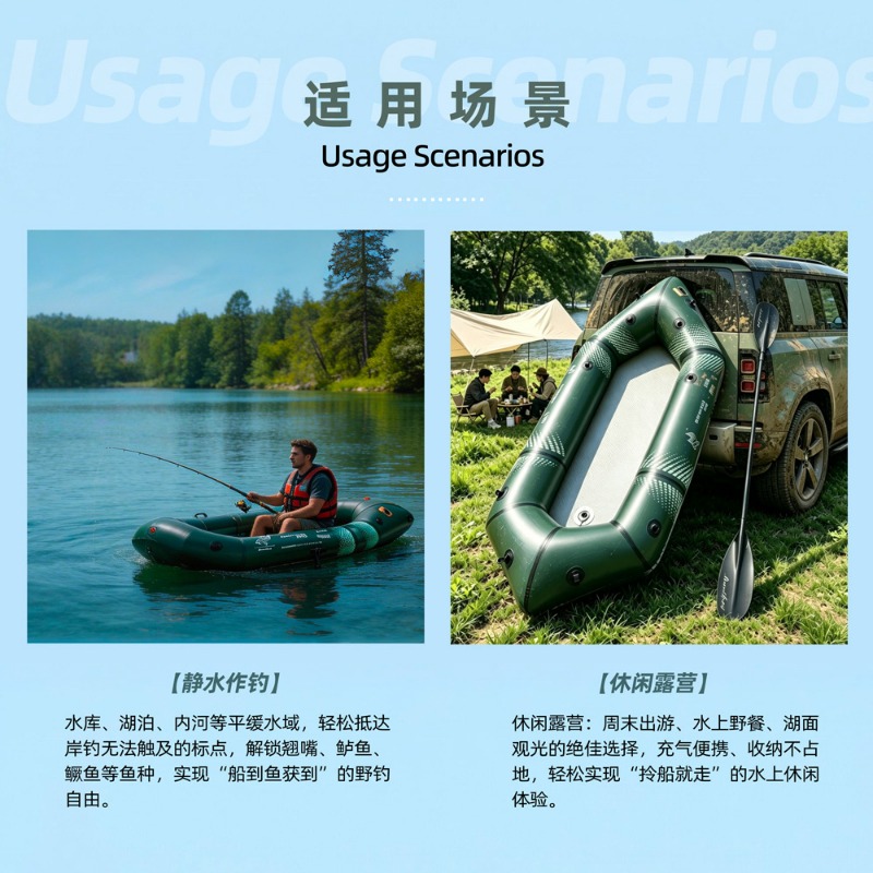 BLFst フライフィッシングボート TPU バックパッカー - Fishing Kayak Inflatable のレビューと価格