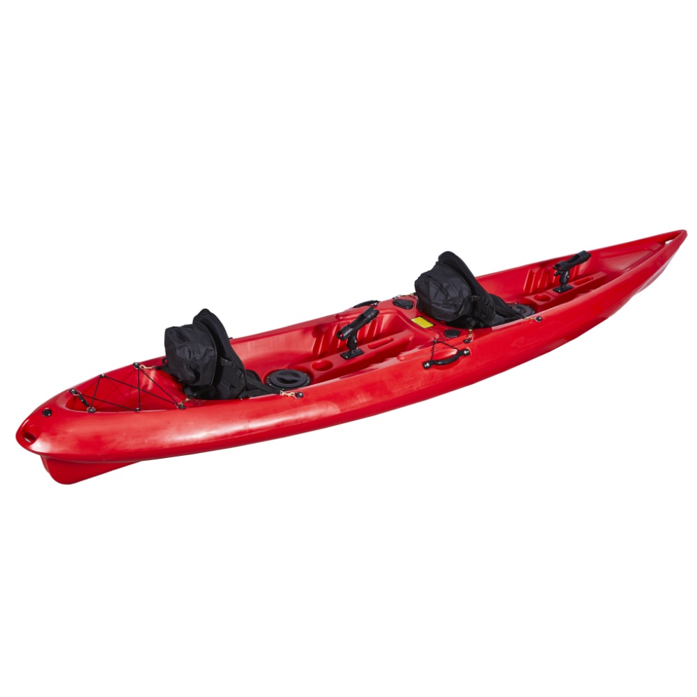 3.9m ダブルシーター ロトモールドプラスチックカヤック  - Fishing Kayak Pedal Drive のレビューと価格