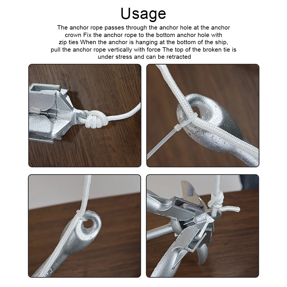 0.7 キロ 1.5 キロステンレス鋼折りたたみ水上バイクア - Fishing Kayak Anchor のレビューと価格