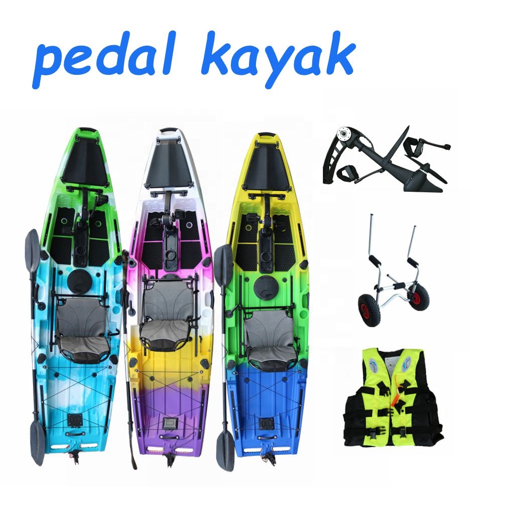バイキング10.5フィート釣り用ペダルカヤック シングルシー - Fishing Kayak Pedal Drive のレビューと価格