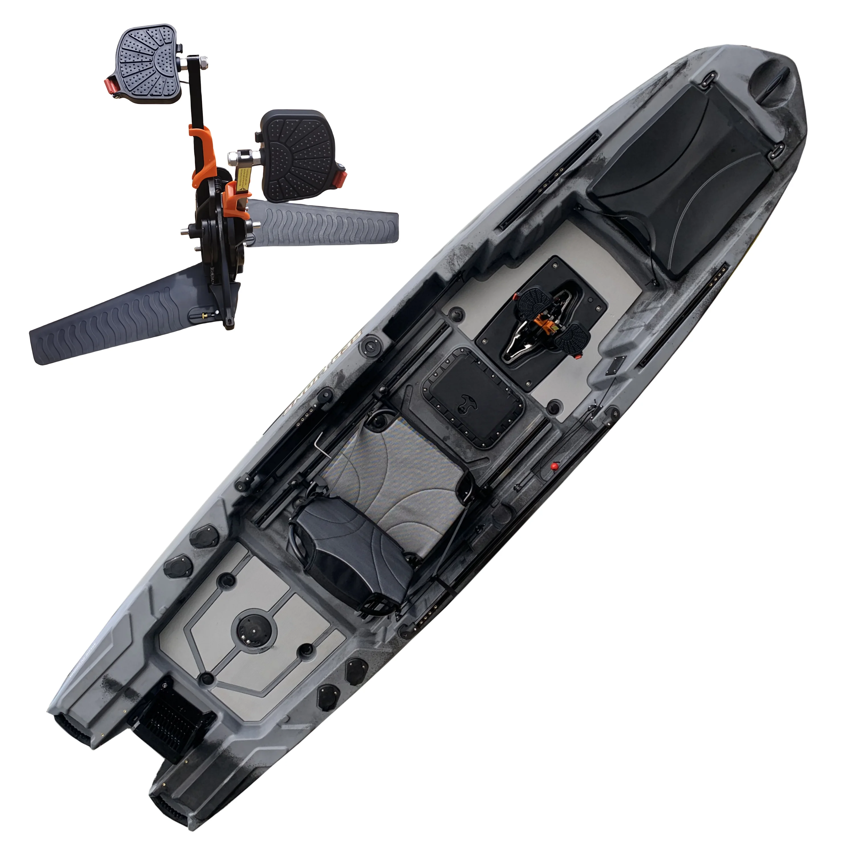 プラスチック製のシングルフィッシングペダル,プロのカヤック, - Fishing Kayak Seat のレビューと価格