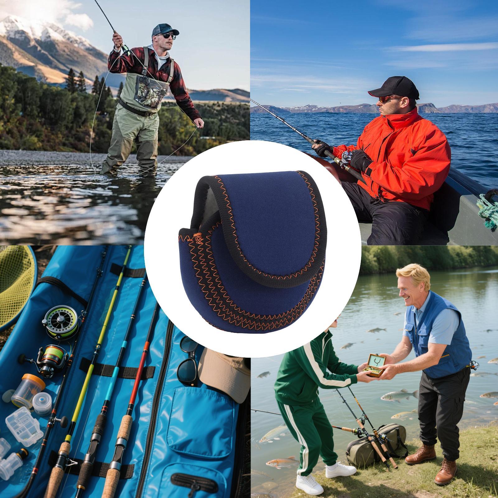 ネオプレン製フィッシングリールケース 保護カバーバッグ ジッ - Fishing Kayak Storage Bag のレビューと価格