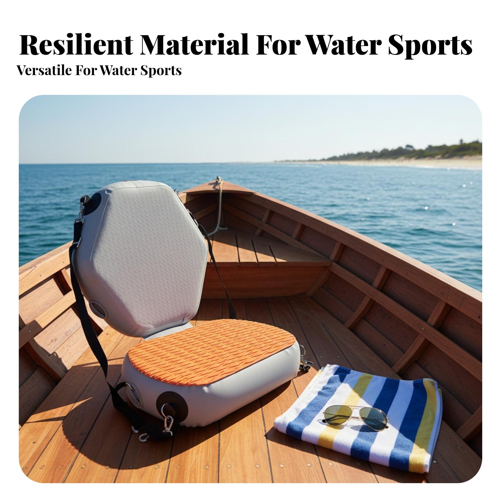 インフレータブルカヤックシート耐摩耗性インフレータブルフィッ - Fishing Kayak Paddle のレビューと価格