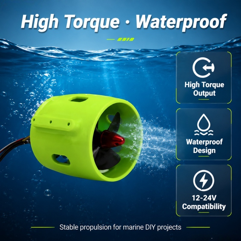 12-24V 20A ブラシレス水中スラスタ 4ブレード R - Fishing Kayak Trolling Motor のレビューと価格
