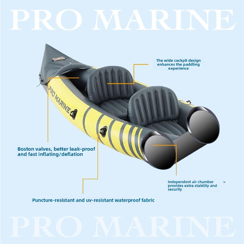 多目的インフレータブルボート（スピードボート・カヤック用）越 - Fishing Kayak Inflatable のレビューと価格