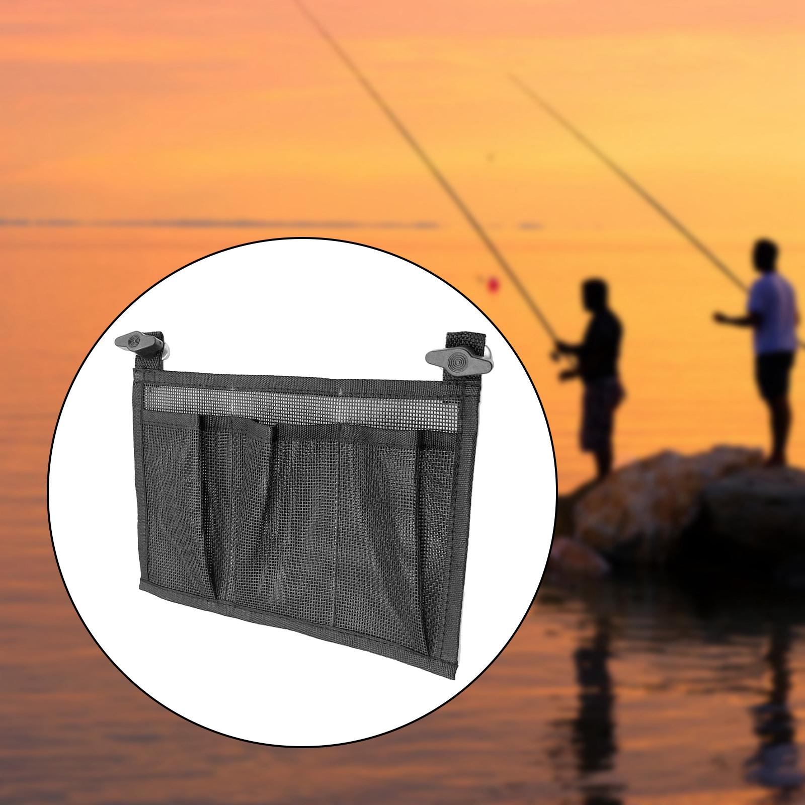 24x17cm ソリッドカヤックカヌーメッシュ収納ポーチ釣具 - Fishing Kayak Storage Bag のレビューと価格