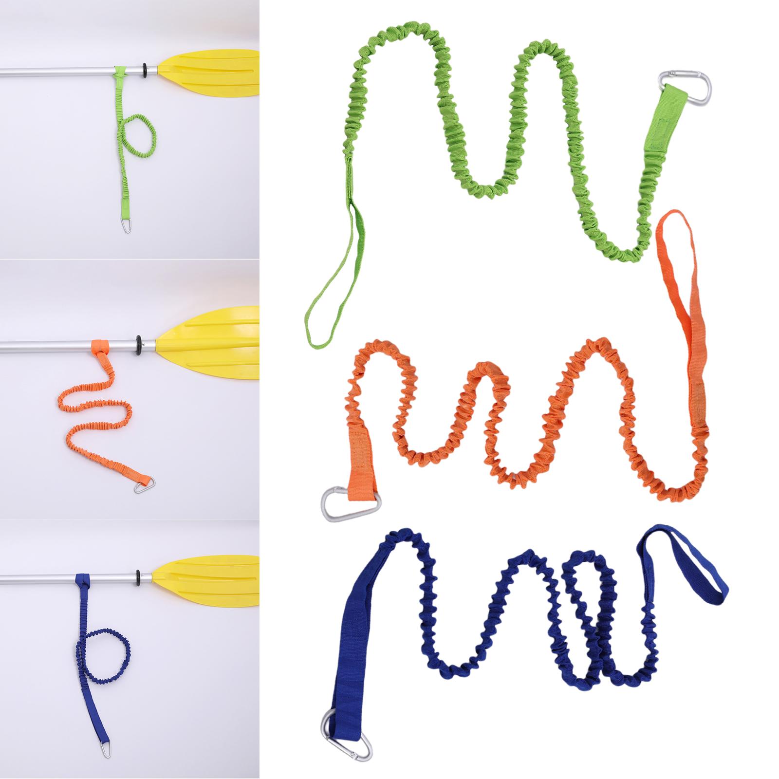 調節可能なナイロンカヤックパドルリーシュ、バンジーコード、釣 - Fishing Kayak Paddle Leash のレビューと価格