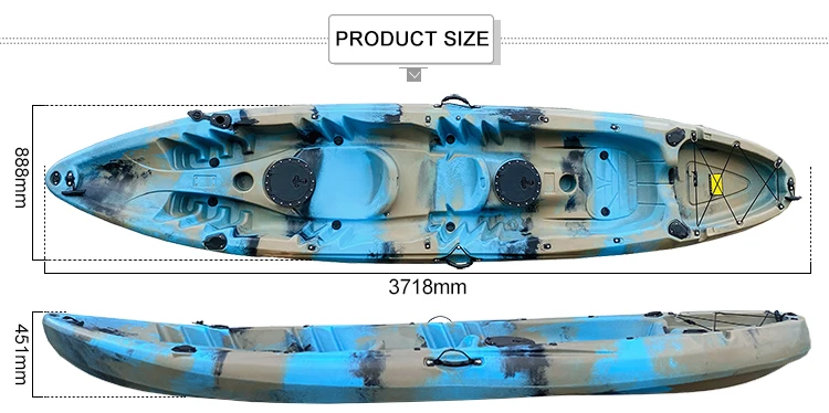 2026年製 ロトモールド タンデムカヤック ファミリー向け - Fishing Kayak Sit In のレビューと価格