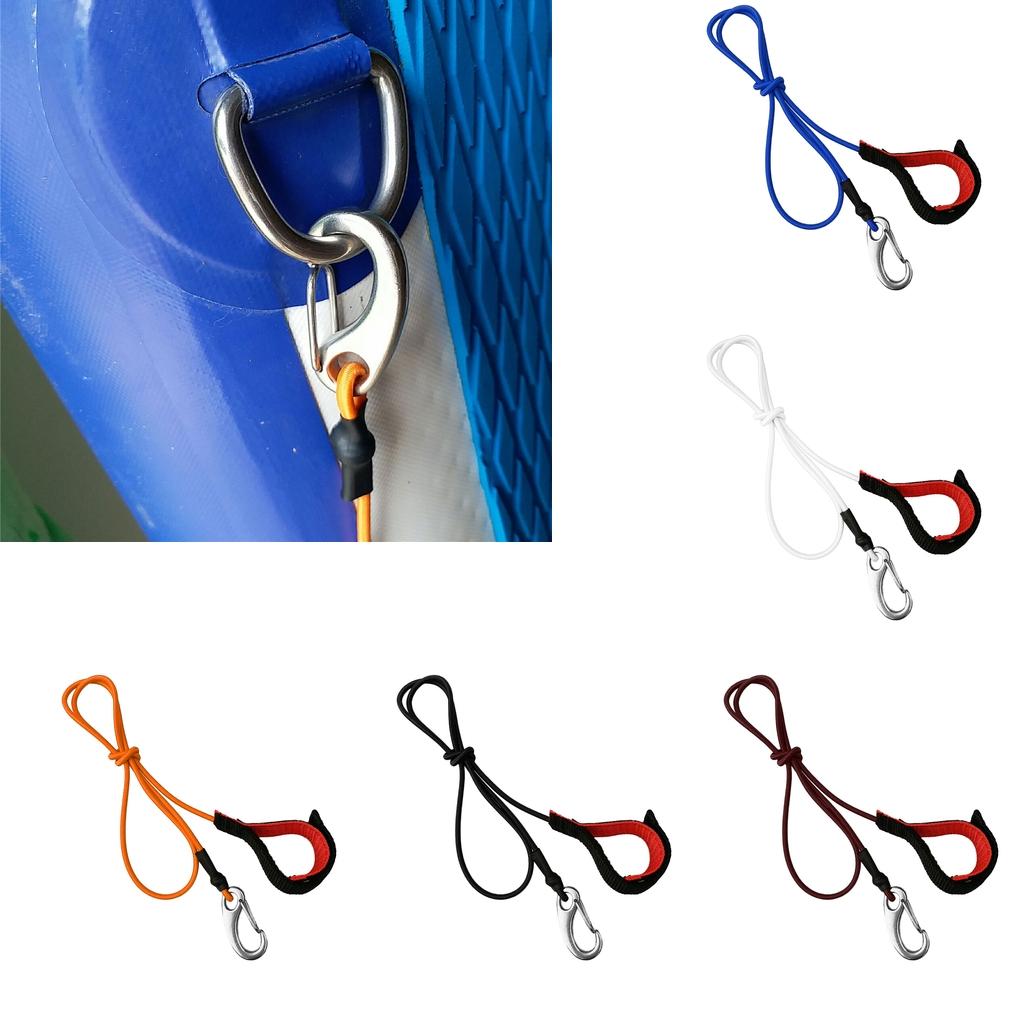 カヤックパドルリーシュ カラビナクリップ付き 高耐久カヌー用 - Fishing Kayak Paddle Leash のレビューと価格