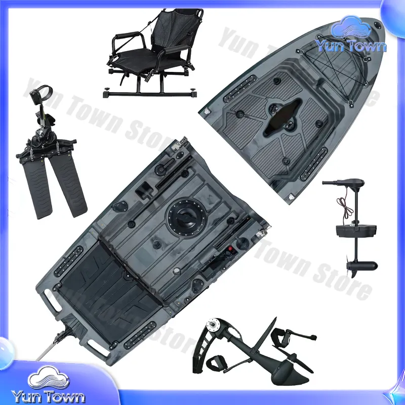 モジュラーカヤック 9.5フィート シットオントップ ペダル - Fishing Kayak Sit In のレビューと価格