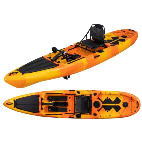 付属品付きプラスチック製カヤックボート,1人用,1ペダル,釣 - Fishing Kayak Pedal Drive のレビューと価格