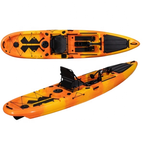 付属品付きプラスチック製カヤックボート,1人用,1ペダル,釣 - Fishing Kayak Pedal Drive のレビューと価格