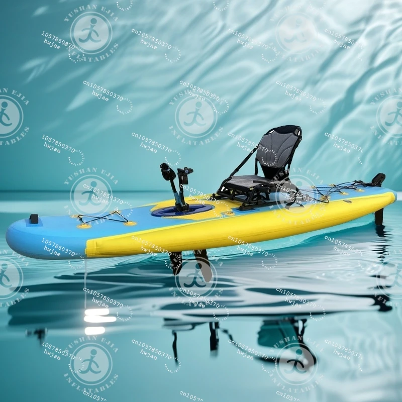 カスタムロゴ入りインフレータブルペダルカヤック1人乗りスポー - Fishing Kayak Inflatable のレビューと価格