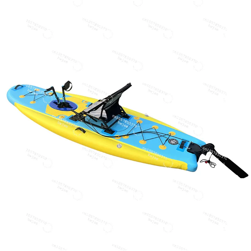カスタムロゴ入りインフレータブルペダルカヤック1人乗りスポー - Fishing Kayak Inflatable のレビューと価格