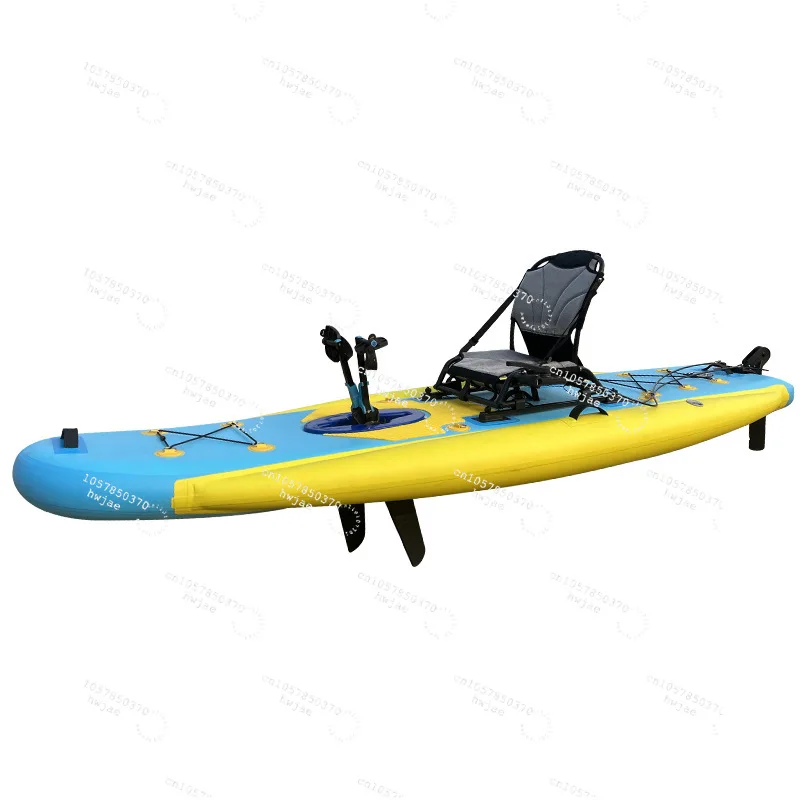カスタムロゴ入りインフレータブルペダルカヤック1人乗りスポー - Fishing Kayak Inflatable のレビューと価格