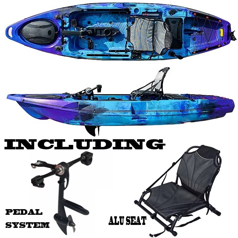釣り人向けのプロ仕様シートオントップペダル式オーシャンシーフ - Fishing Kayak Sit In のレビューと価格